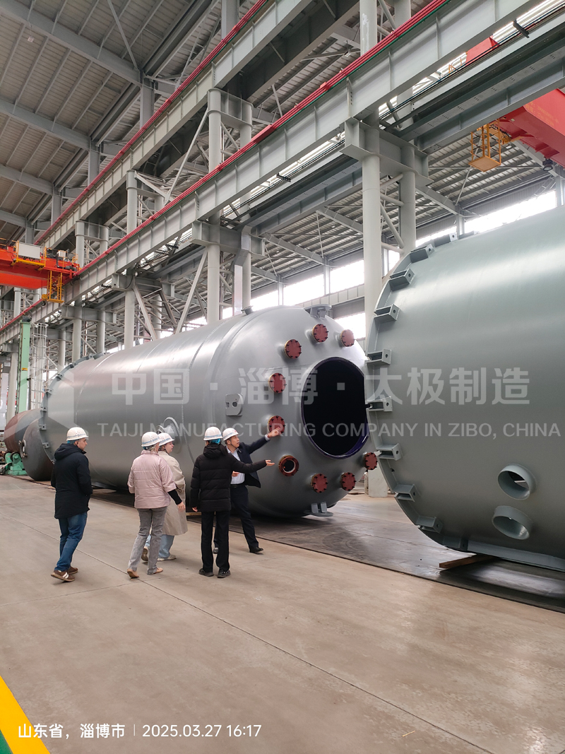 太極搪玻璃設(shè)備高分通過國外客戶嚴(yán)苛檢驗